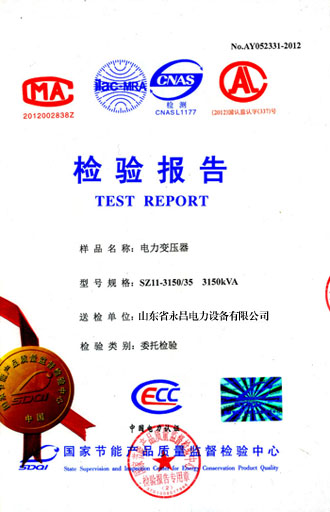 张家口电力变压器检测报告